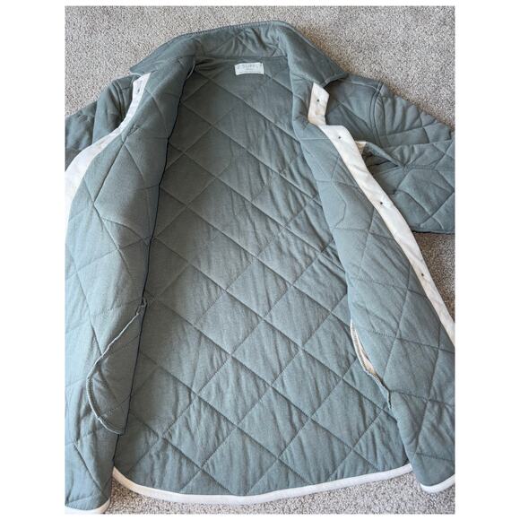 Z Supply Womens Quilted Shacket Jacket Green Sz S - Picture 4 of 6